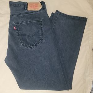 VTG  Levis 501 Jeans Men 40x32 made in Mexico Black Straight leg 90’s button fly